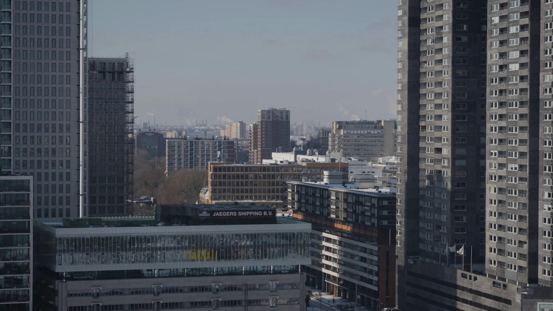 Rotterdam Aerial drone video
