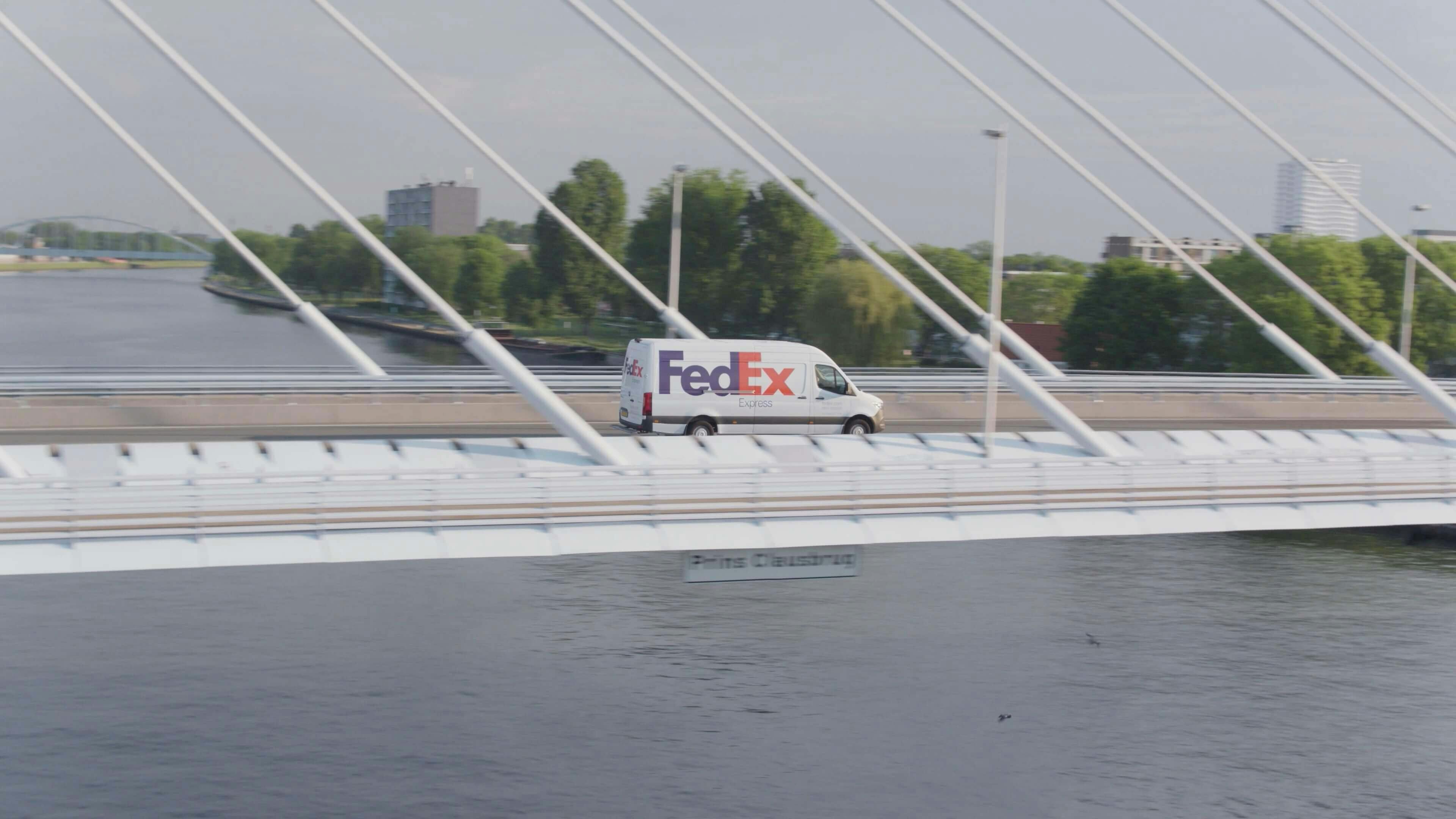 Fedex drone opname