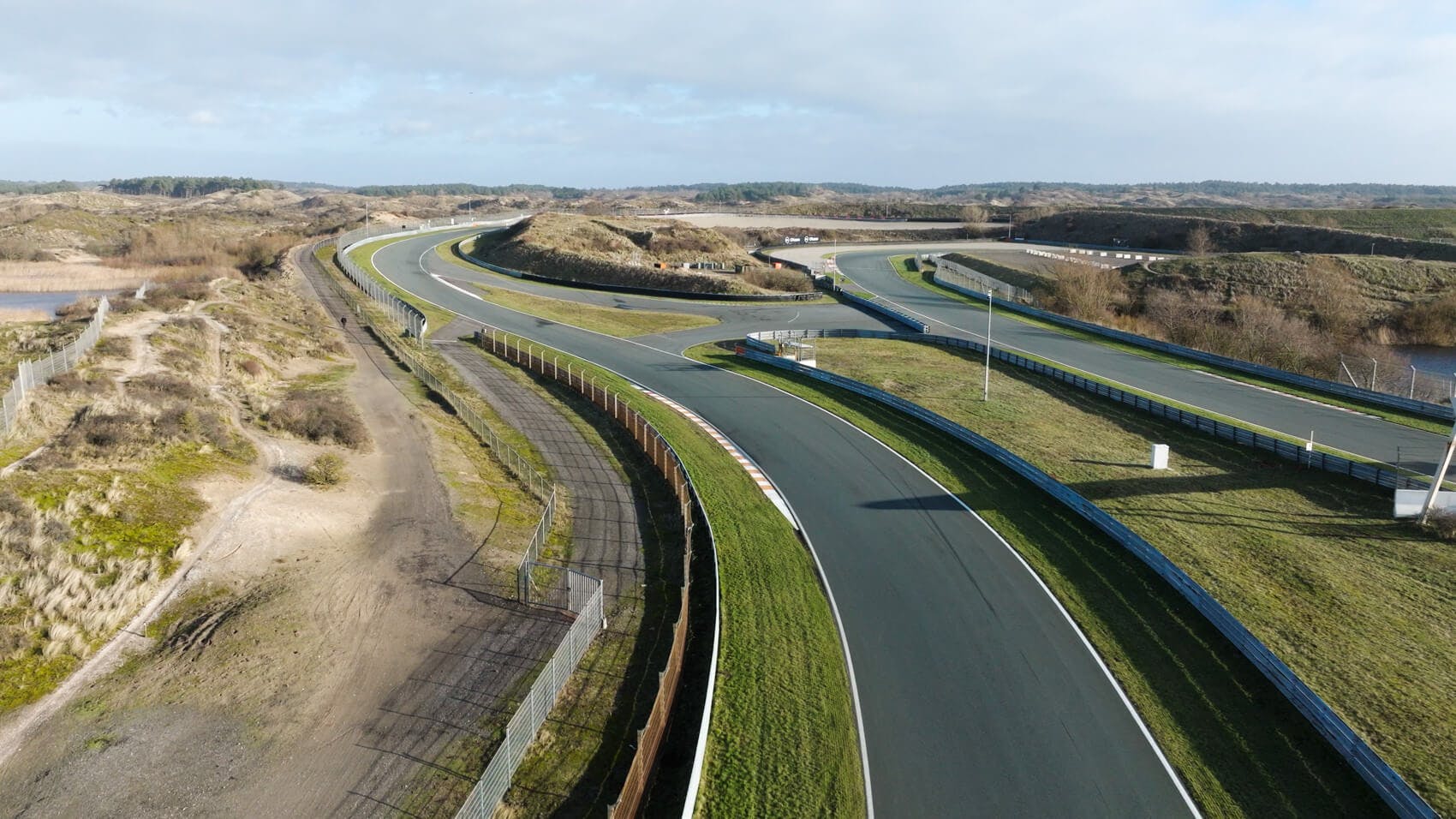 Drone opname van Zandvoort Circuit