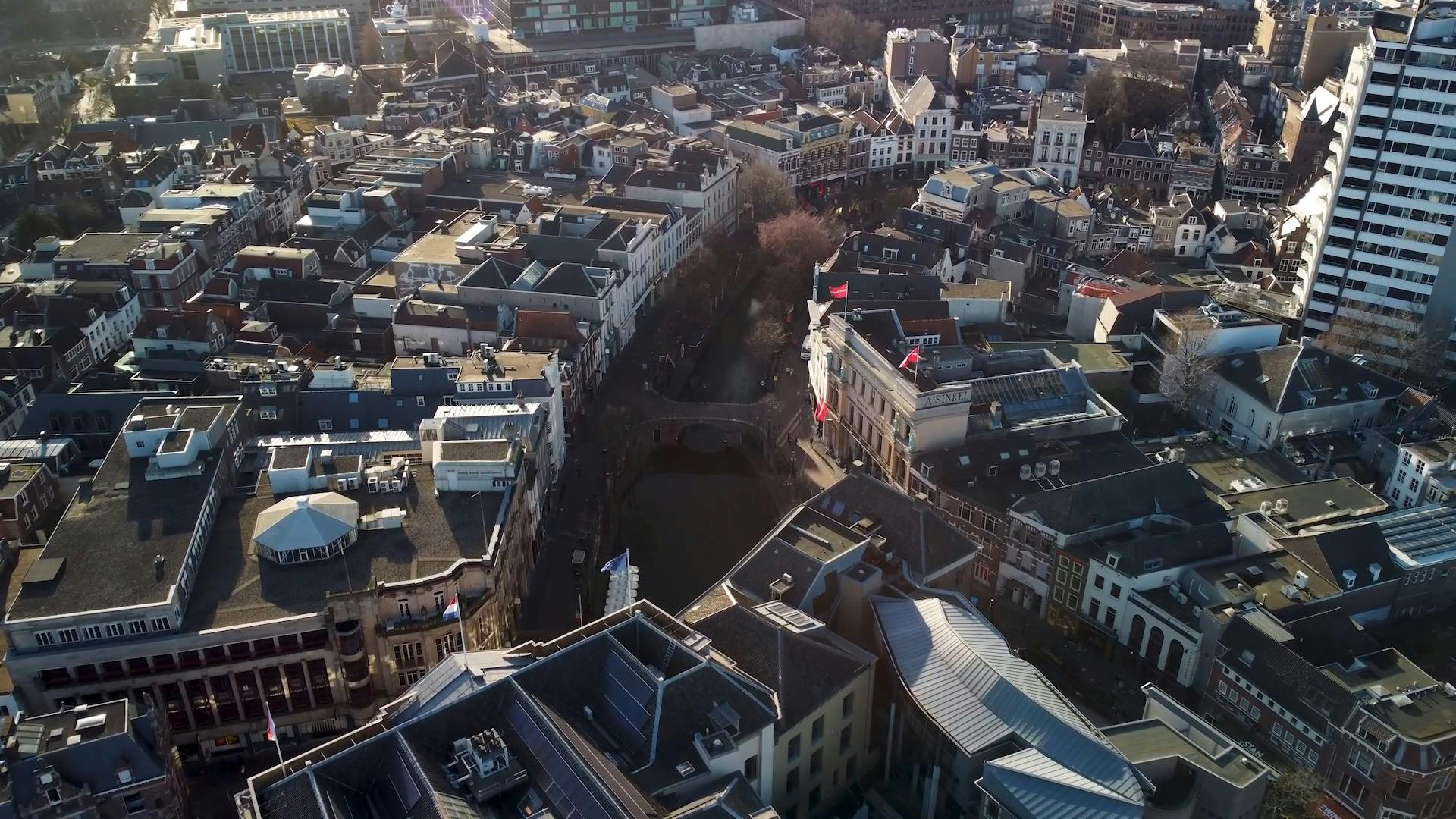 Utrecht Aerial drone video